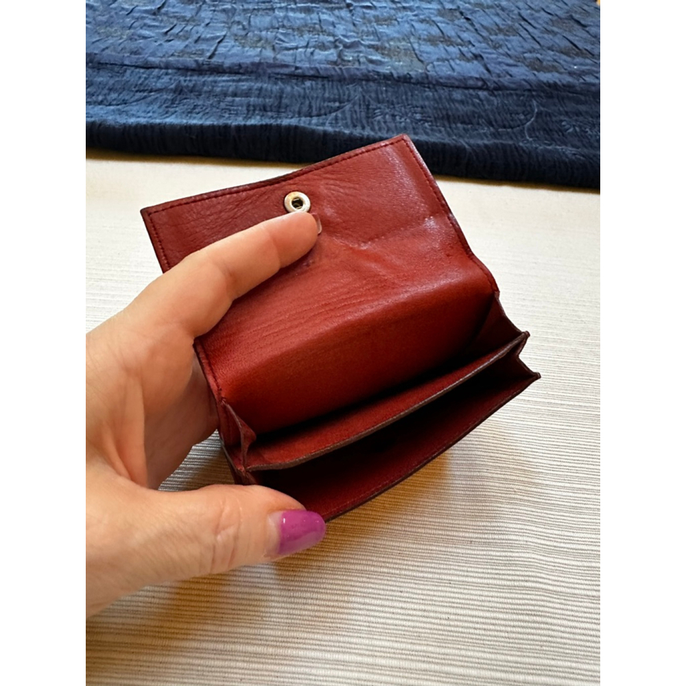 Hermès Terra Cotta Leather Card Holder Wallet - Picture 10 of 11